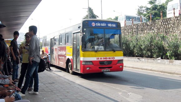 Xe bus 07 Cầu Giấy - sân bay Nội Bài