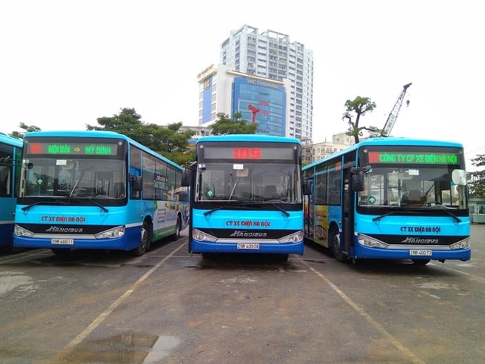 Xe bus 109 Mỹ Đình - sân bay Nội Bài