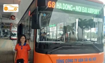 Xe bus chất lượng cao số 68: Hà Đông đi sân bay Nội Bài