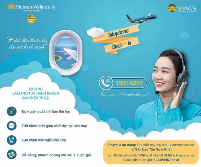 Dịch vụ check in trực tuyến qua điện thoại được áp dụng tại sân bay Tân Sân Nhất