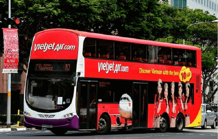 Xe bus Nội Bài - Hà Nội của Vietjet Air