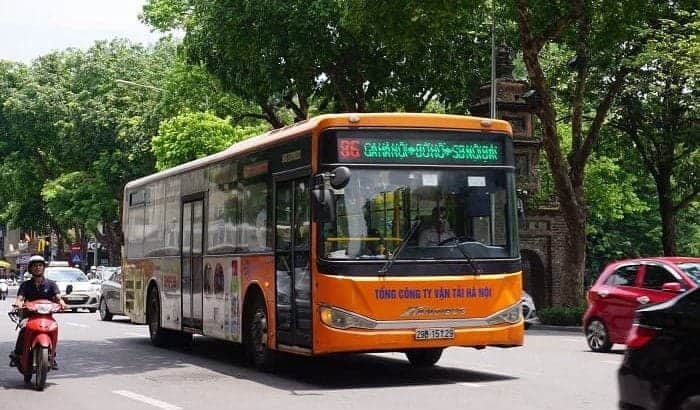 Xe buýt chất lượng cao số 86: Ga Hà Nội - SB Nội Bài