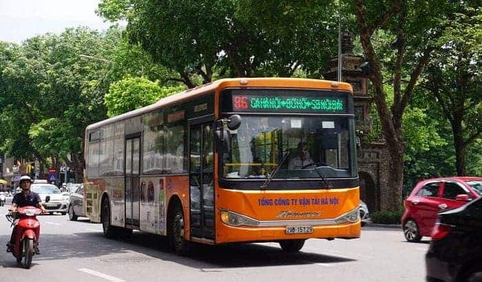 Xe bus chất lượng cao số 86: Ga Hà Nội đi sân bay Nội Bài