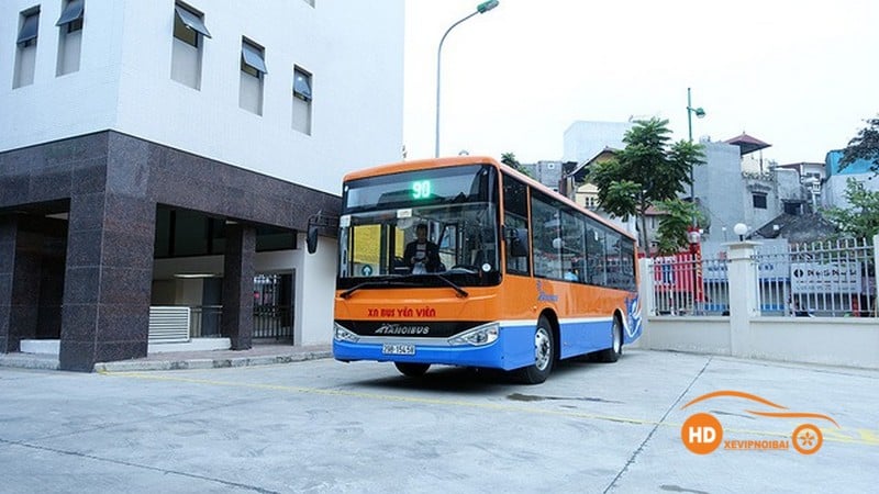 Bạn cũng có thể lựa chọn đi xe bus 90 để di chuyển từ Nội bài đến Hải Phòng