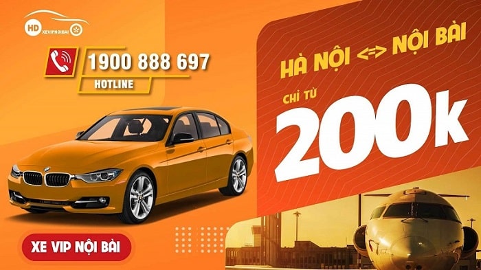 Bảng giá taxi sân bay nội bài - Xe VIP Nội Bài