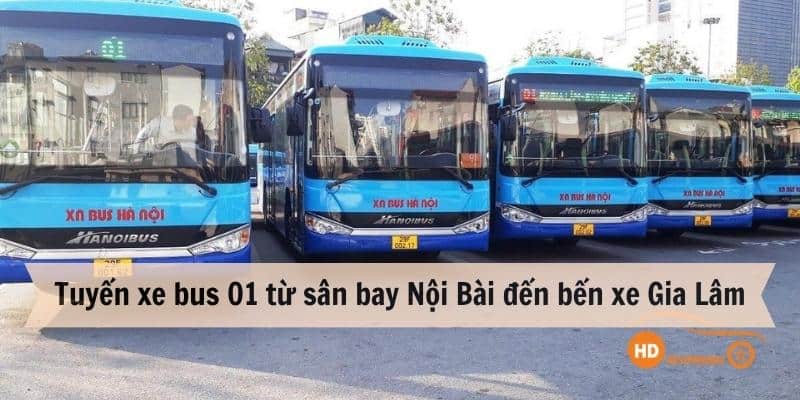 Tuyến xe bus 01 đến bến xe Gia Lâm
